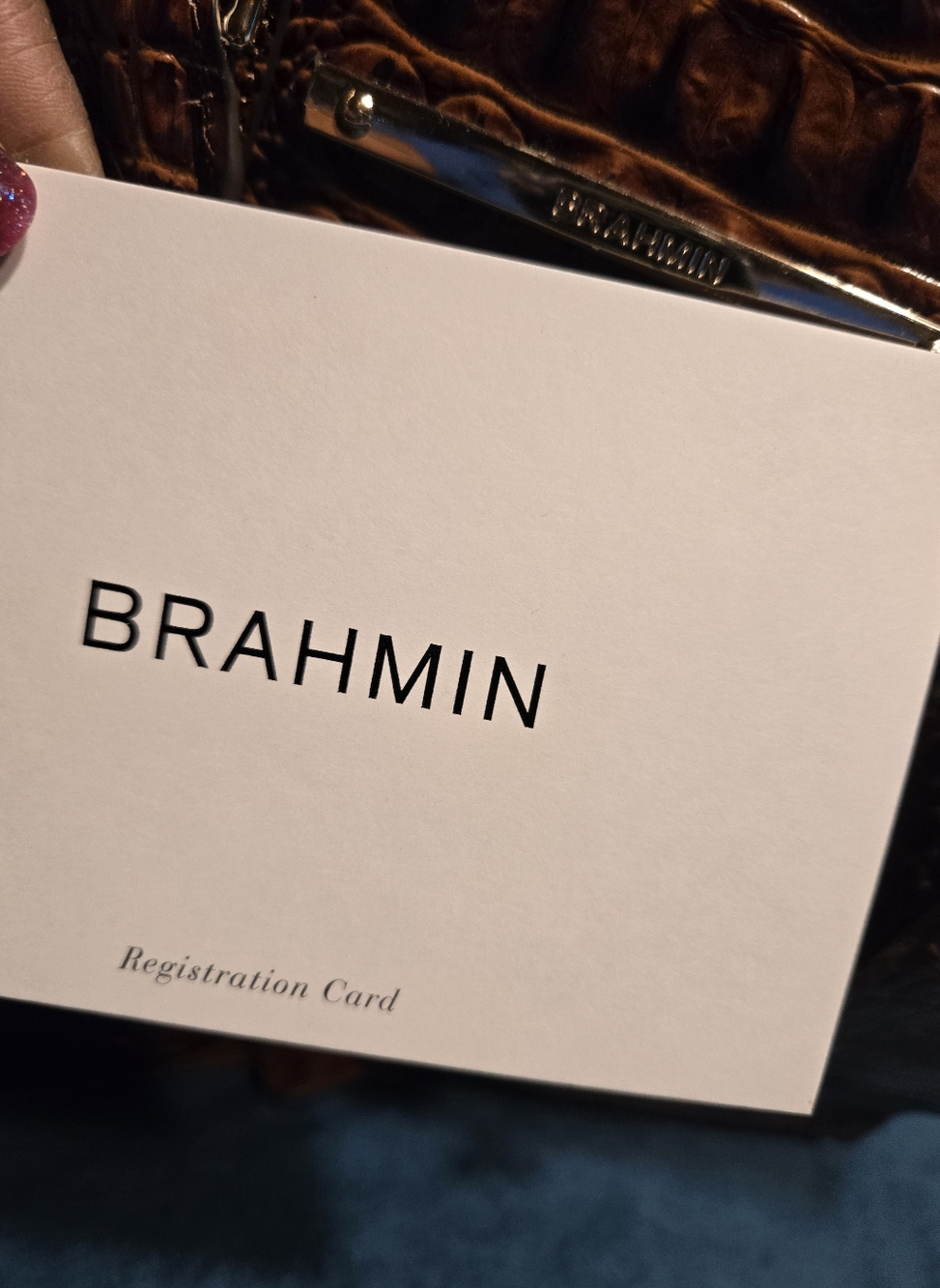Brahmin Business Tote Expresso Genuine Leather - Picture 6 of 7